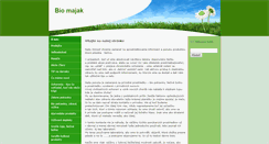 Desktop Screenshot of biomajak.sk