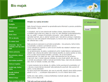 Tablet Screenshot of biomajak.sk